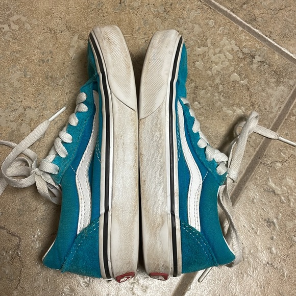 Teal suede Vans Sneakers 13 - Picture 5 of 5